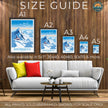 Jungfraujoch Souvenir Poster Print