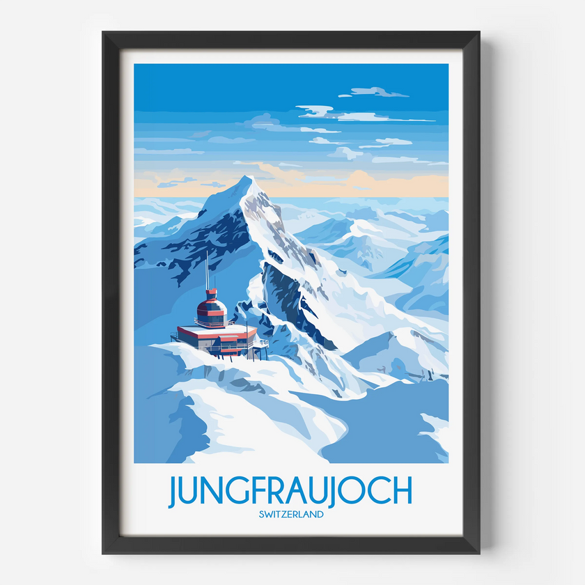 Jungfraujoch Travel Memory Gift
