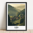Jura Retro Travel Illustration
