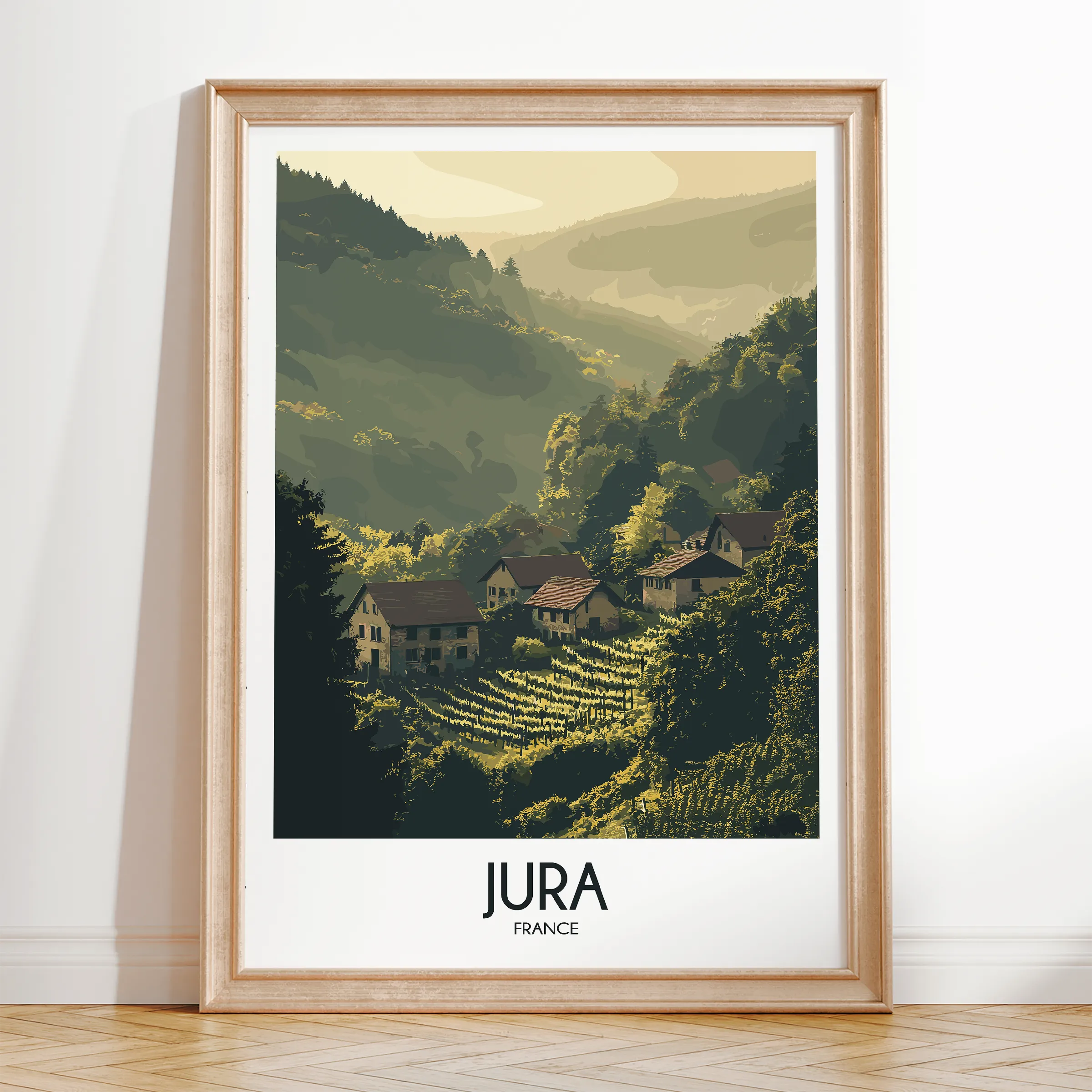 Jura Vintage Style Print