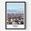 Kabul Modern Travel Poster