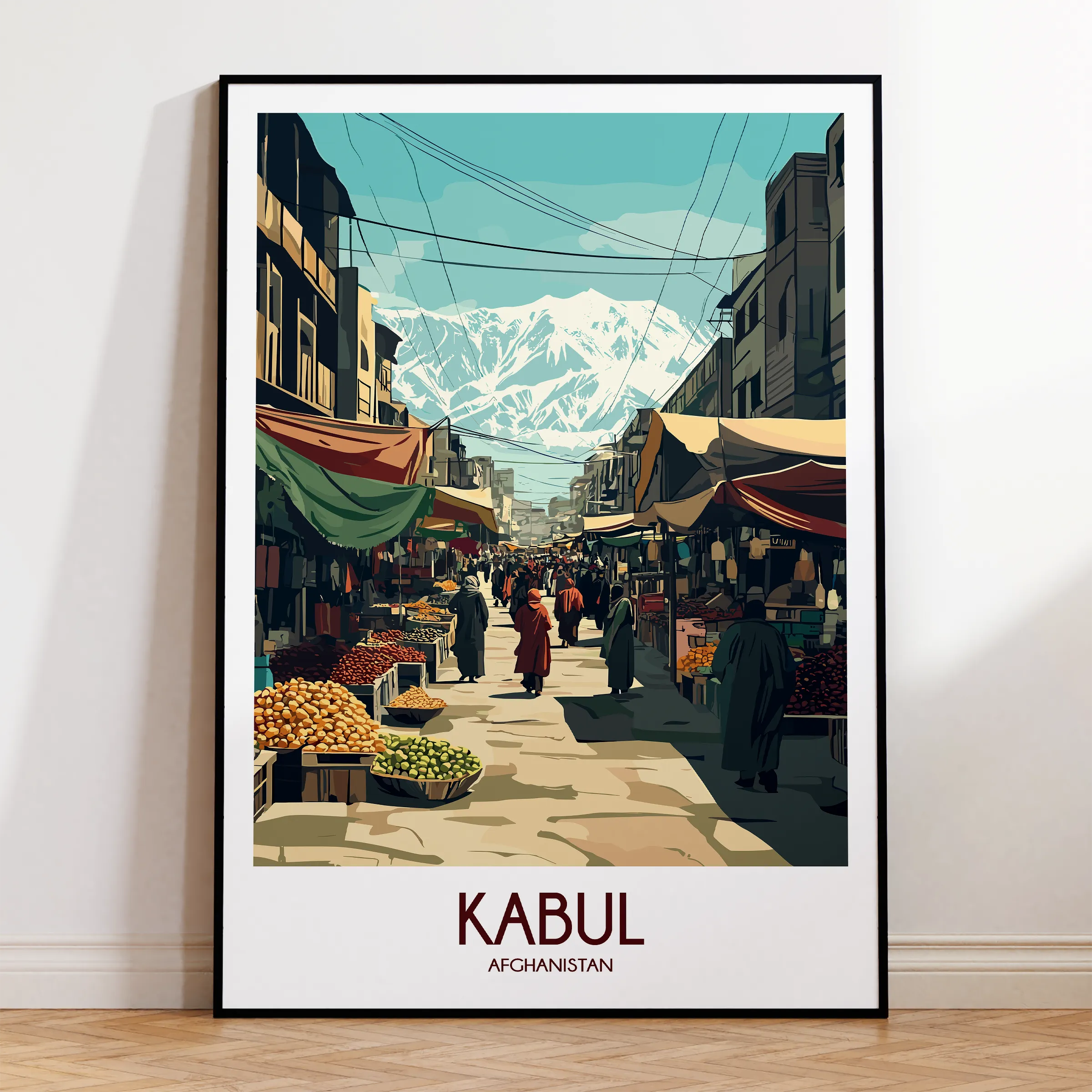 Kabul Scenic Landscape Art