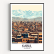 Kabul Scenic Landscape Art