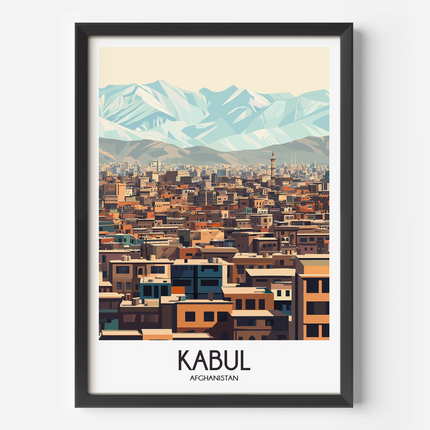 Kabul Vintage Style Print