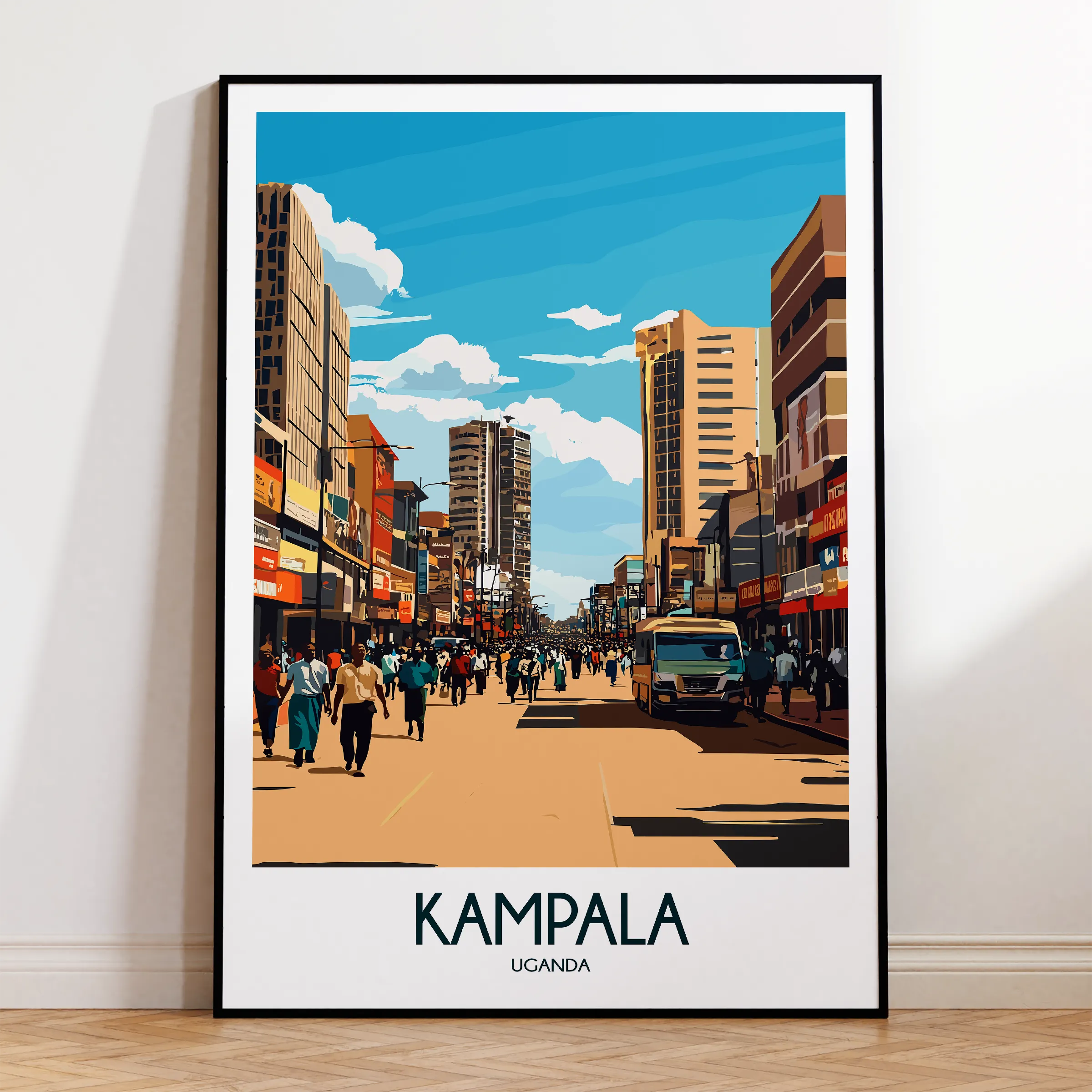 Kampala Destination Art Gift
