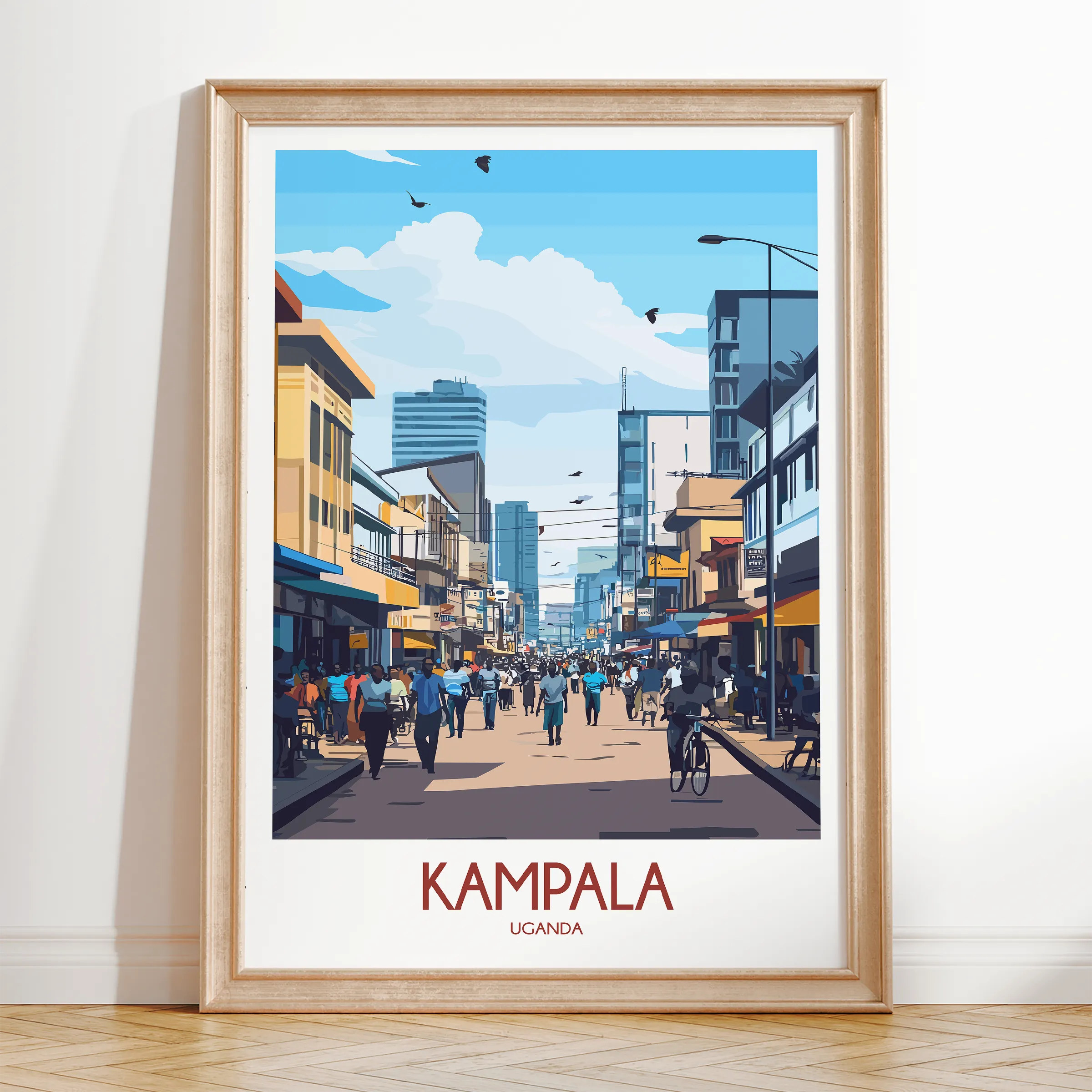 Kampala Minimalist Wall Art