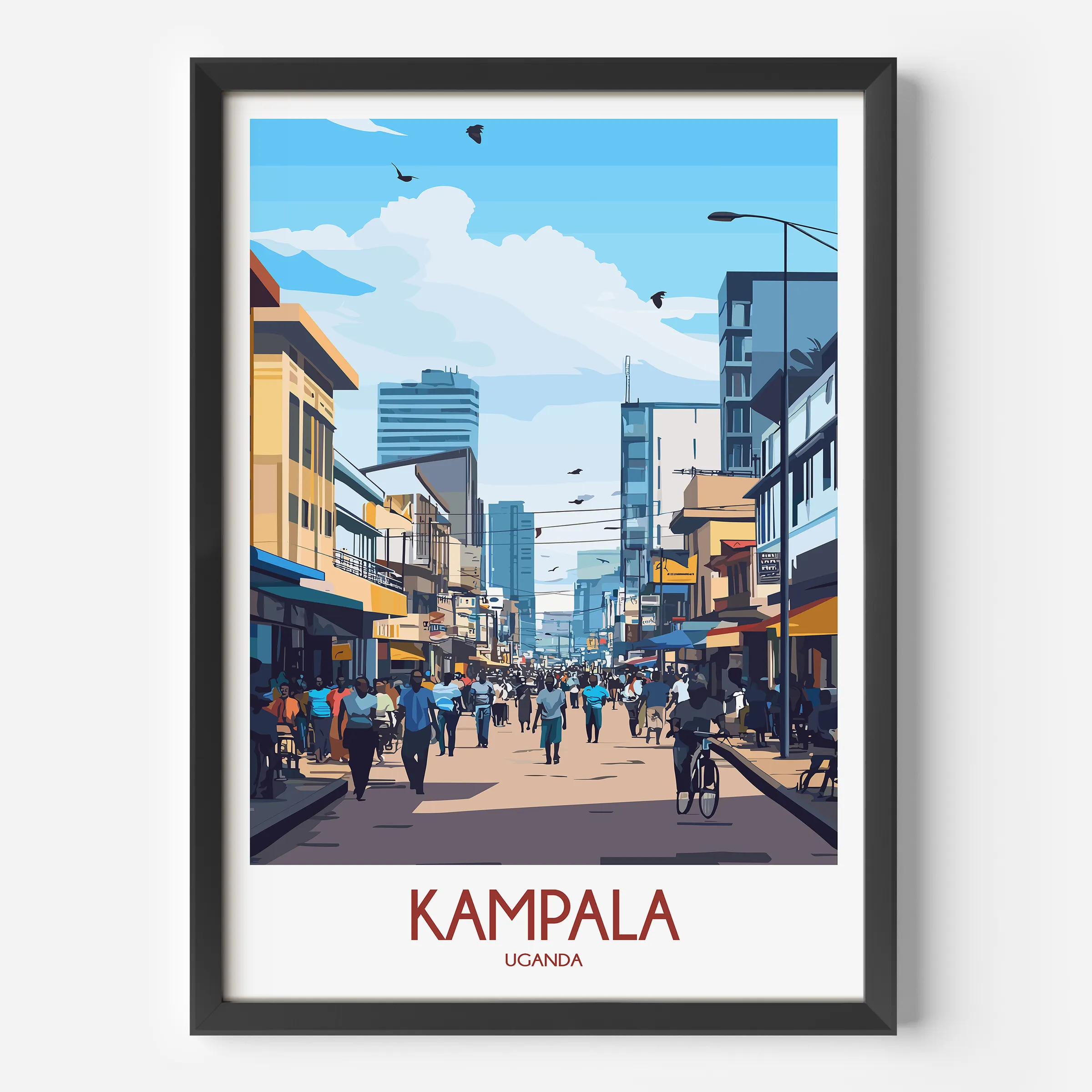 Kampala Souvenir Poster Print