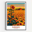 Kansas Destination Art Gift