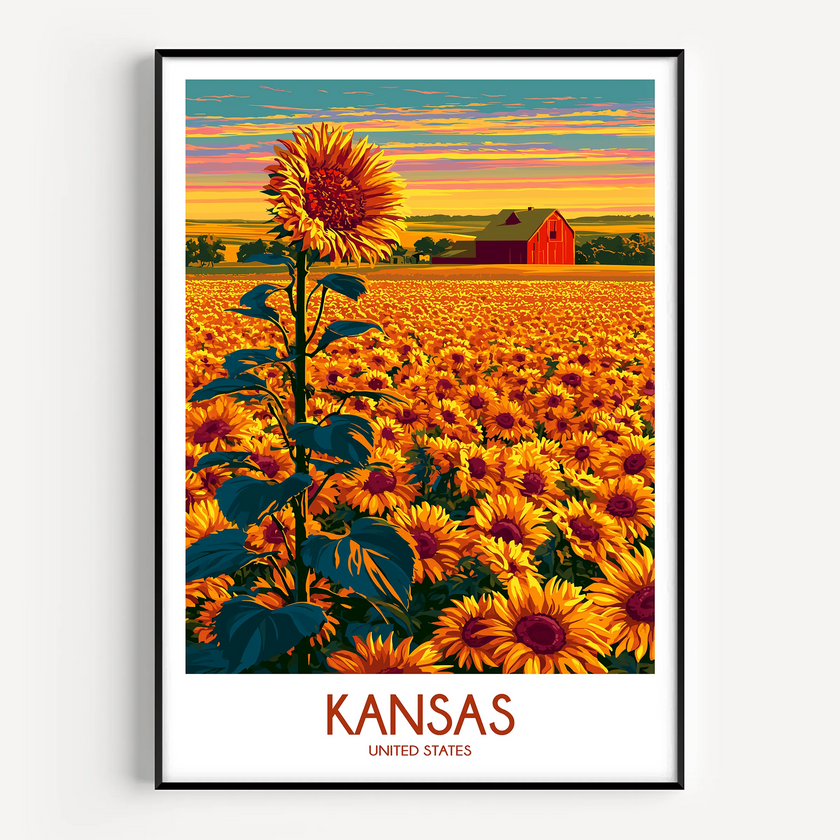 Kansas Destination Art Gift