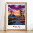Kansas Minimalist Wall Art
