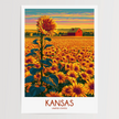 Kansas Minimalist Wall Art