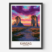 Kansas Scenic Landscape Art