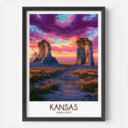 Kansas Scenic Landscape Art