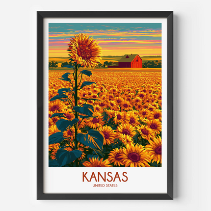 Kansas Scenic Landscape Art