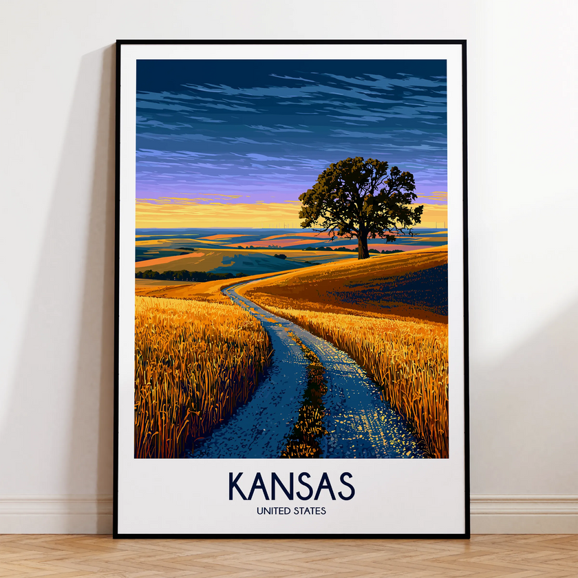 Kansas Scenic Landscape Art