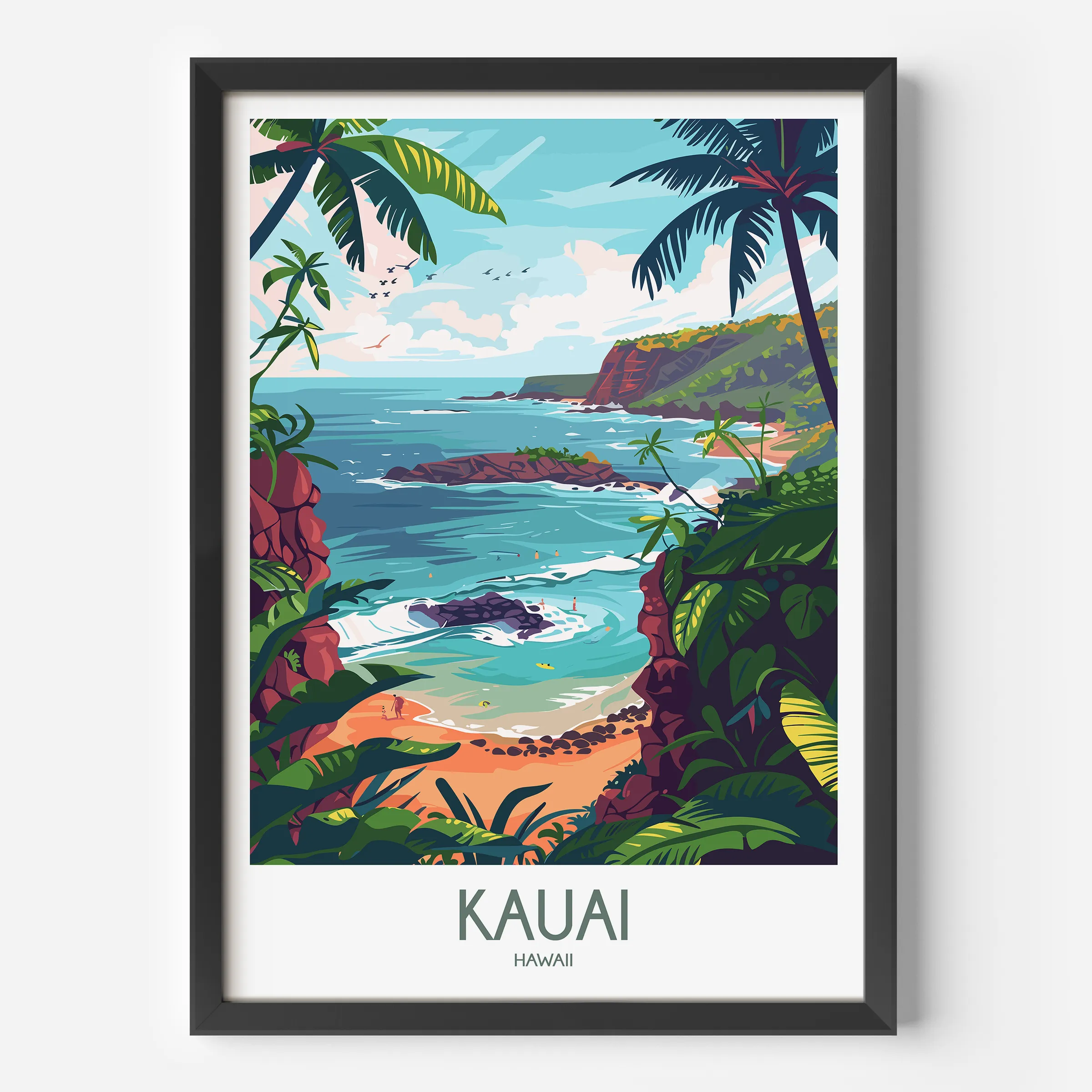 Kauai Souvenir Poster Print