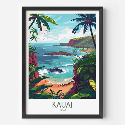 Kauai Souvenir Poster Print