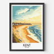 Kent Modern Travel Poster