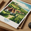 Kent Retro Travel Illustration