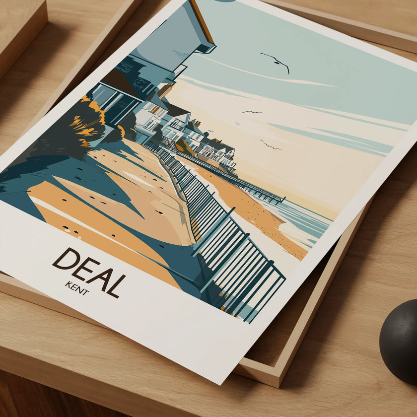 Kent Retro Travel Illustration