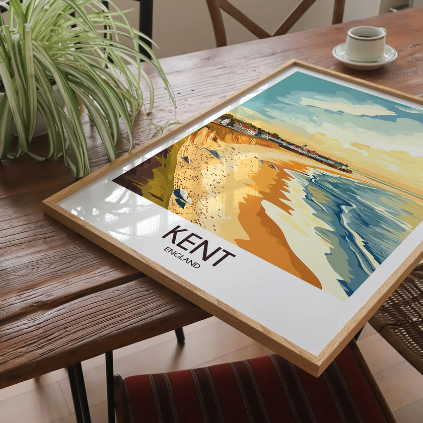 Kent Retro Travel Illustration