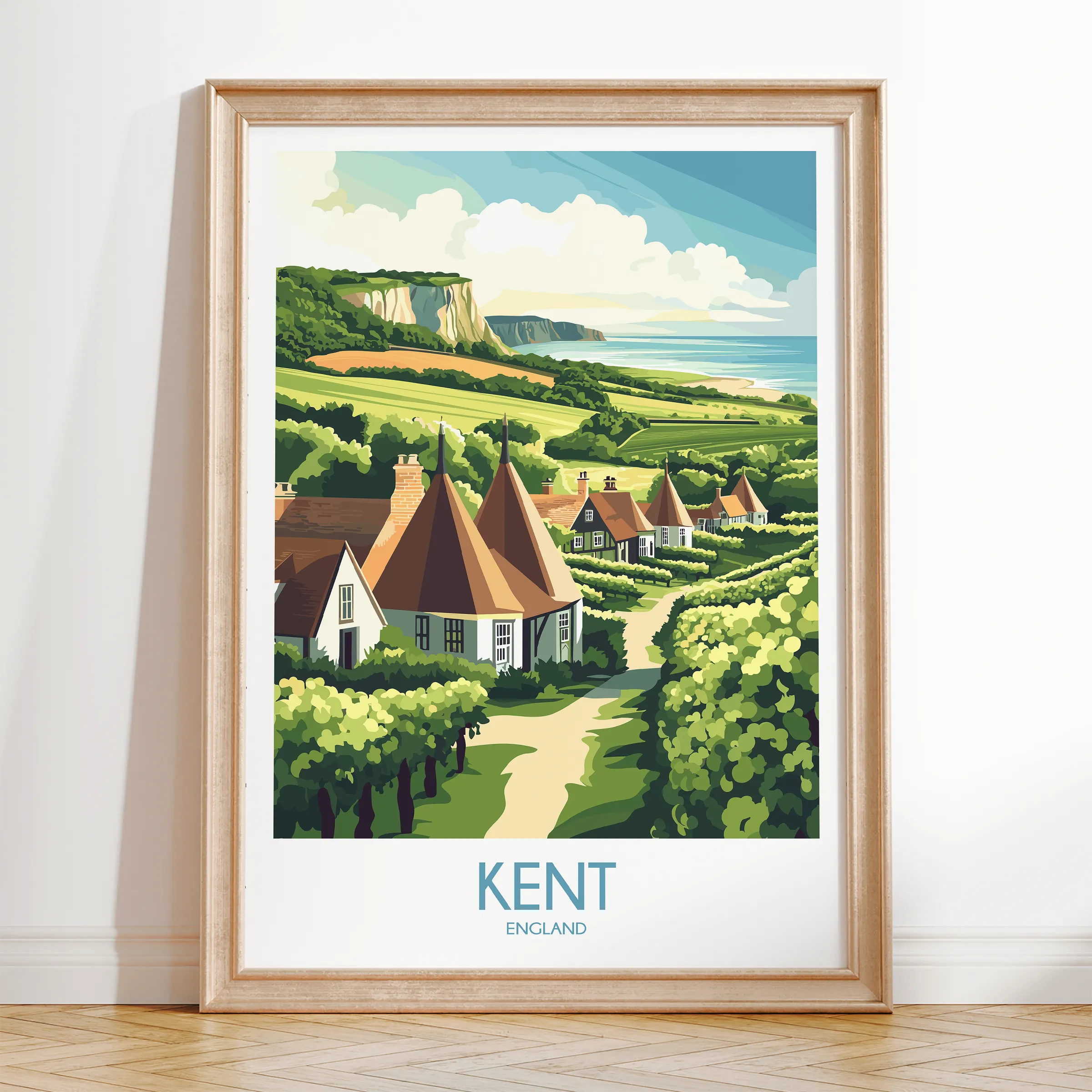 Kent Vintage Style Print