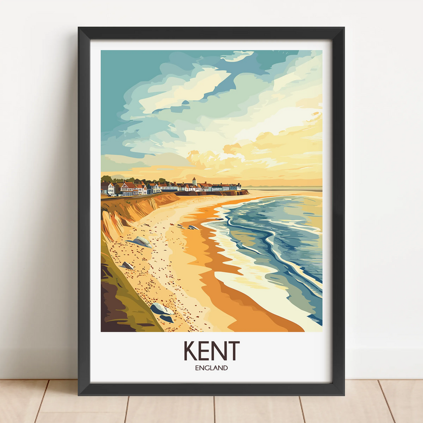 Kent Vintage Style Print