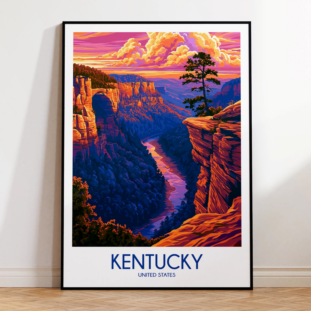Kentucky Destination Art Gift