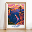 Kentucky Minimalist Wall Art