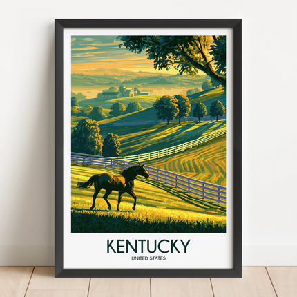 Kentucky Souvenir Poster Print