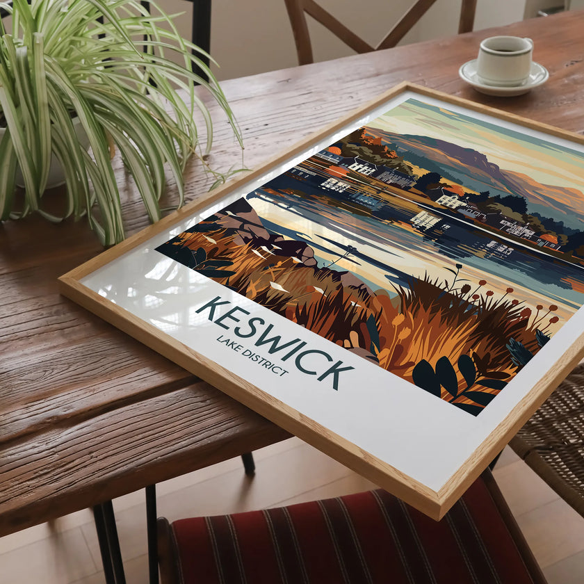 Keswick Vintage Style Print
