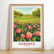 Keukenhof Modern Travel Poster