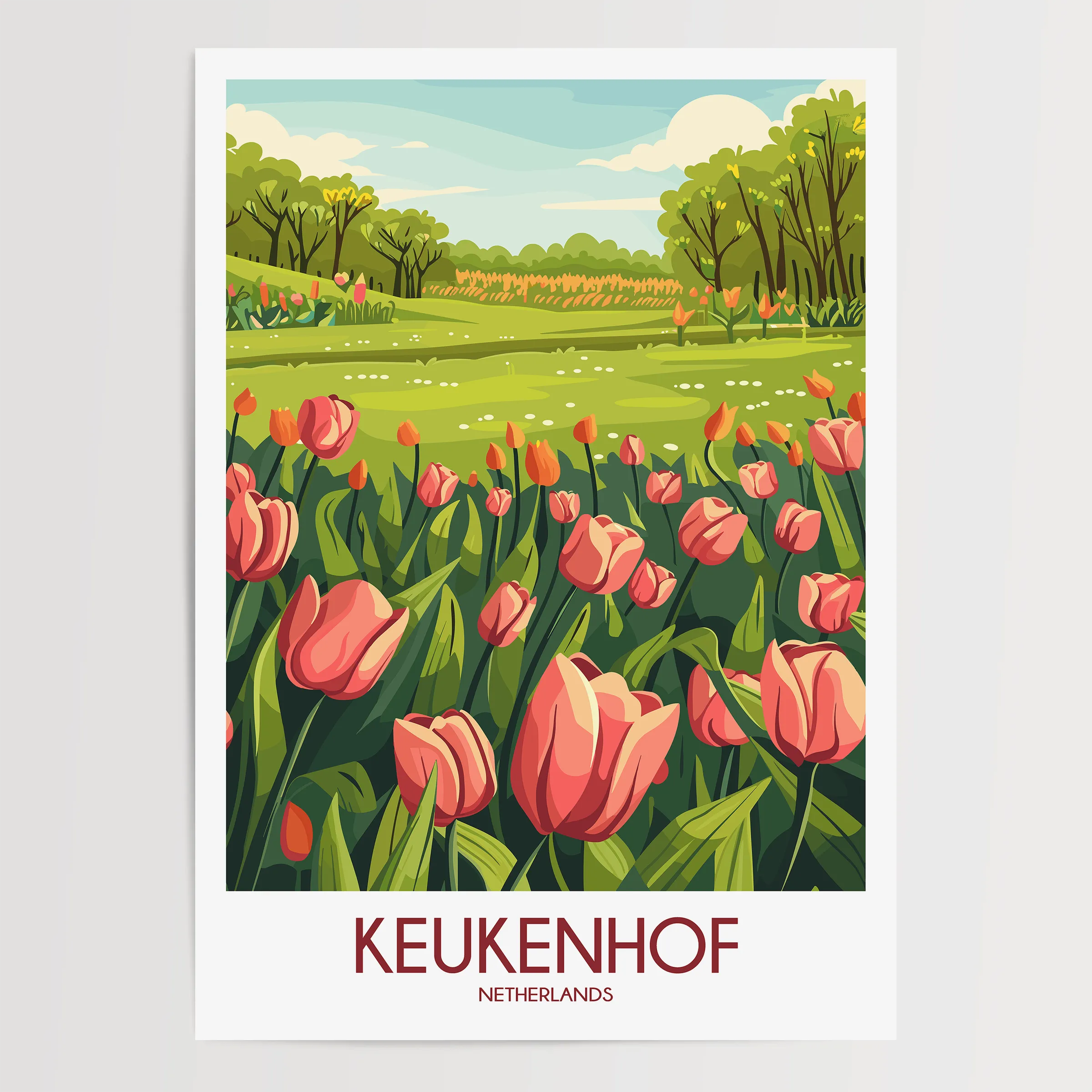 Keukenhof Souvenir Poster Print