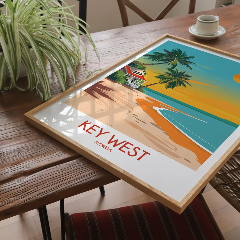 Key West Home Office Decor