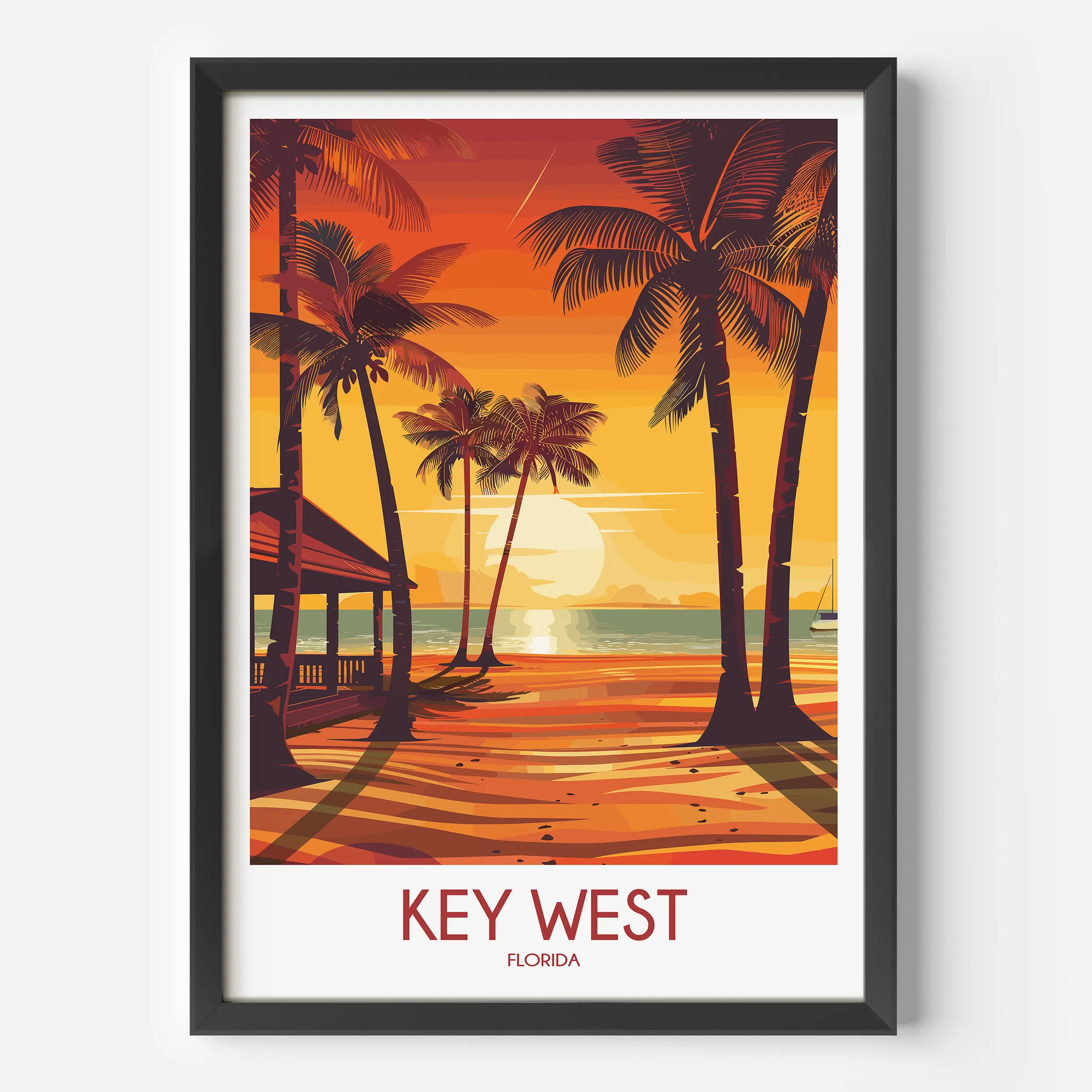 Key West Home Office Decor