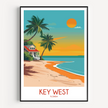 Key West Minimalist Wall Art