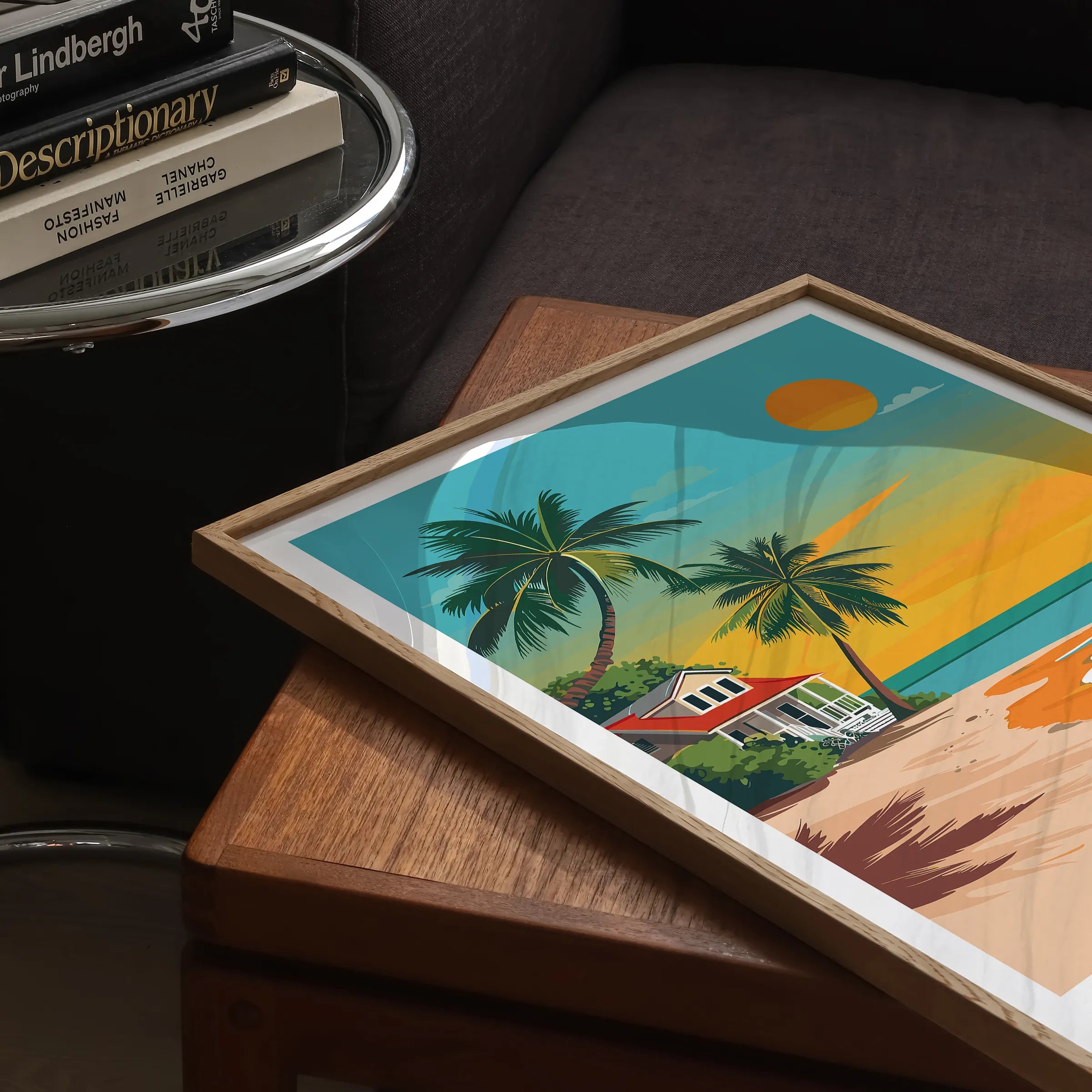 Key West Modern Travel Poster