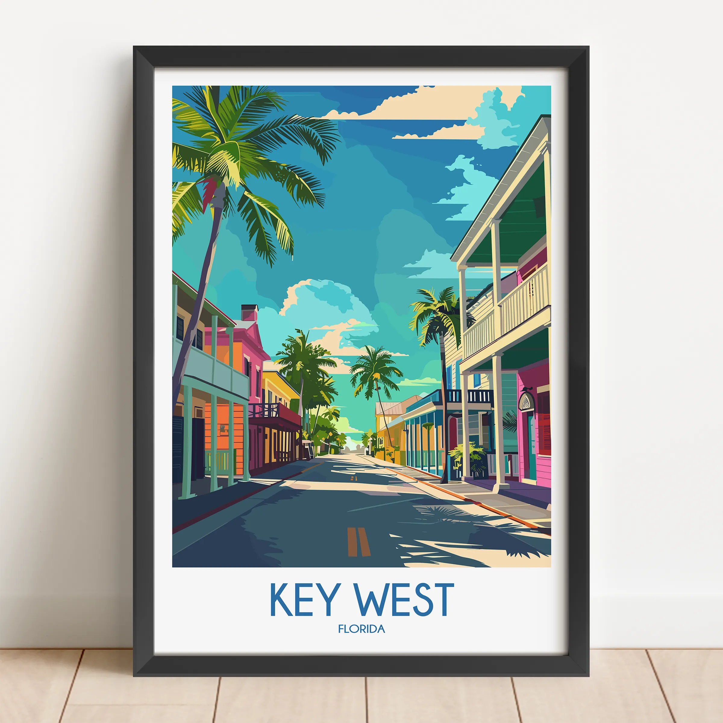 Key West Scenic Landscape Art