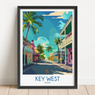 Key West Scenic Landscape Art