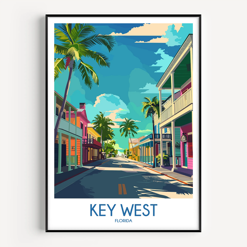 Key West Souvenir Poster Print