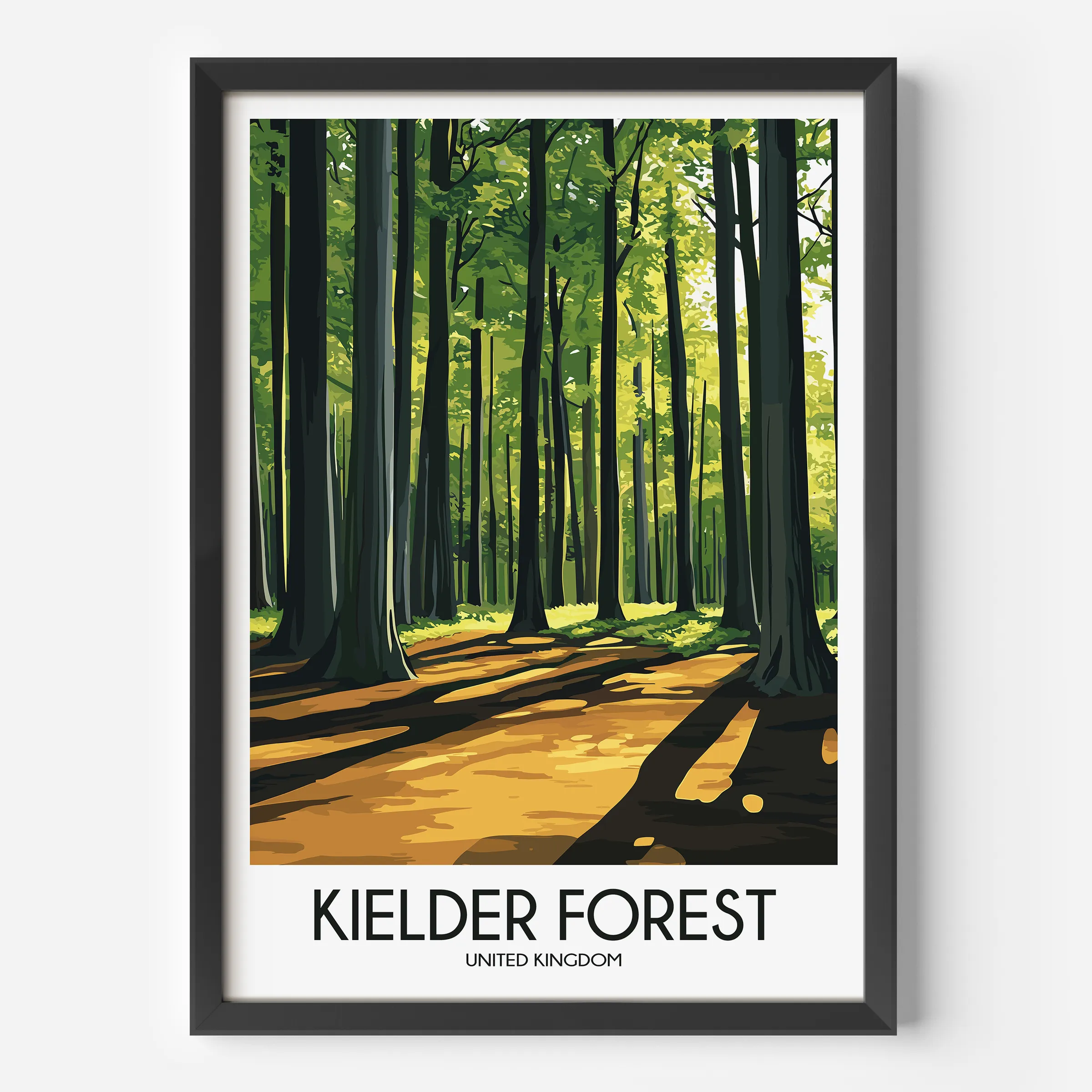 Kielder Forest Minimalist Wall Art