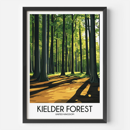 Kielder Forest Minimalist Wall Art