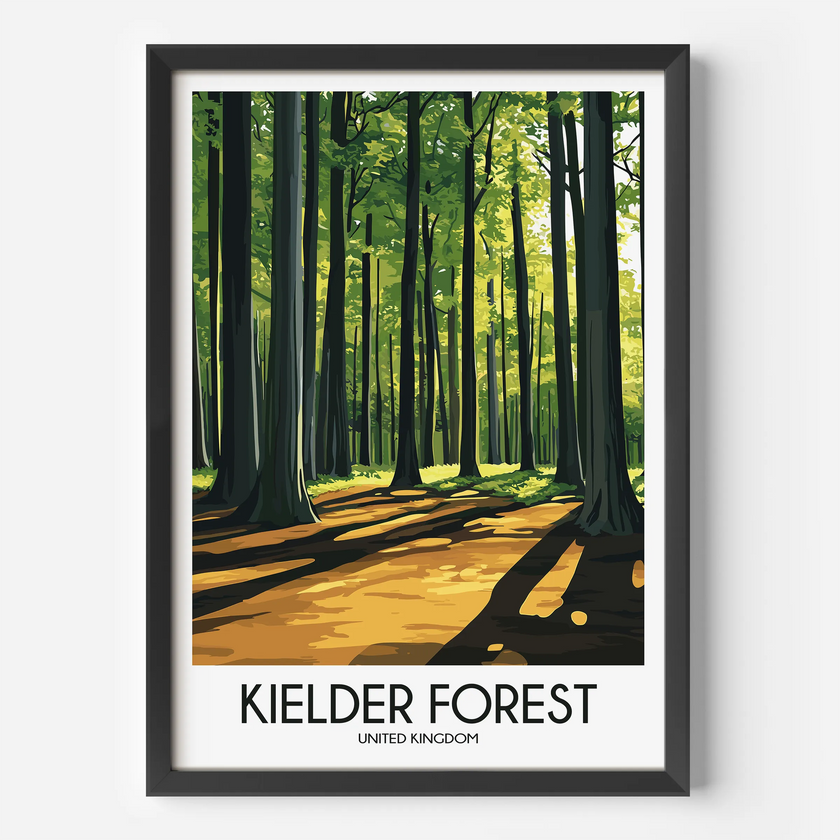 Kielder Forest Minimalist Wall Art