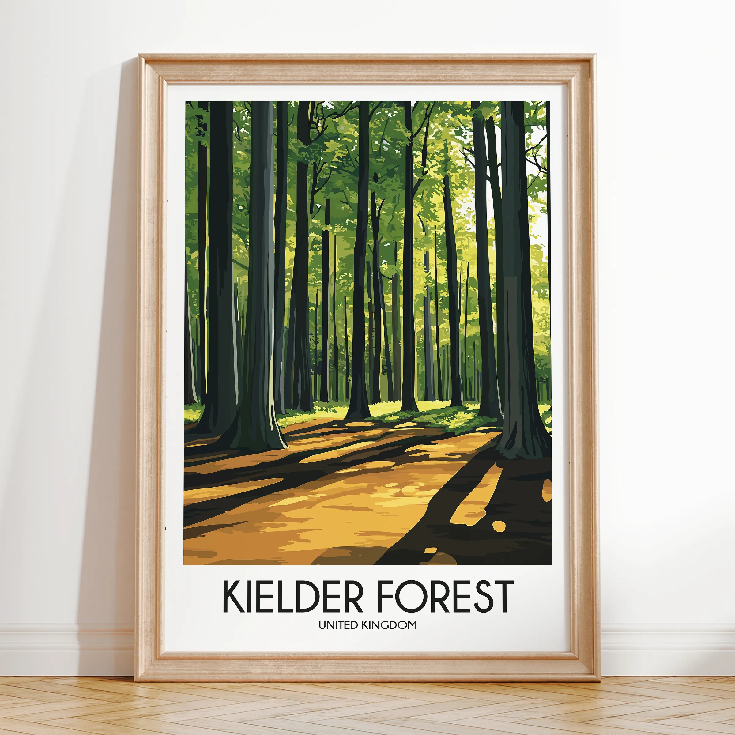 Kielder Forest Scenic Landscape Art