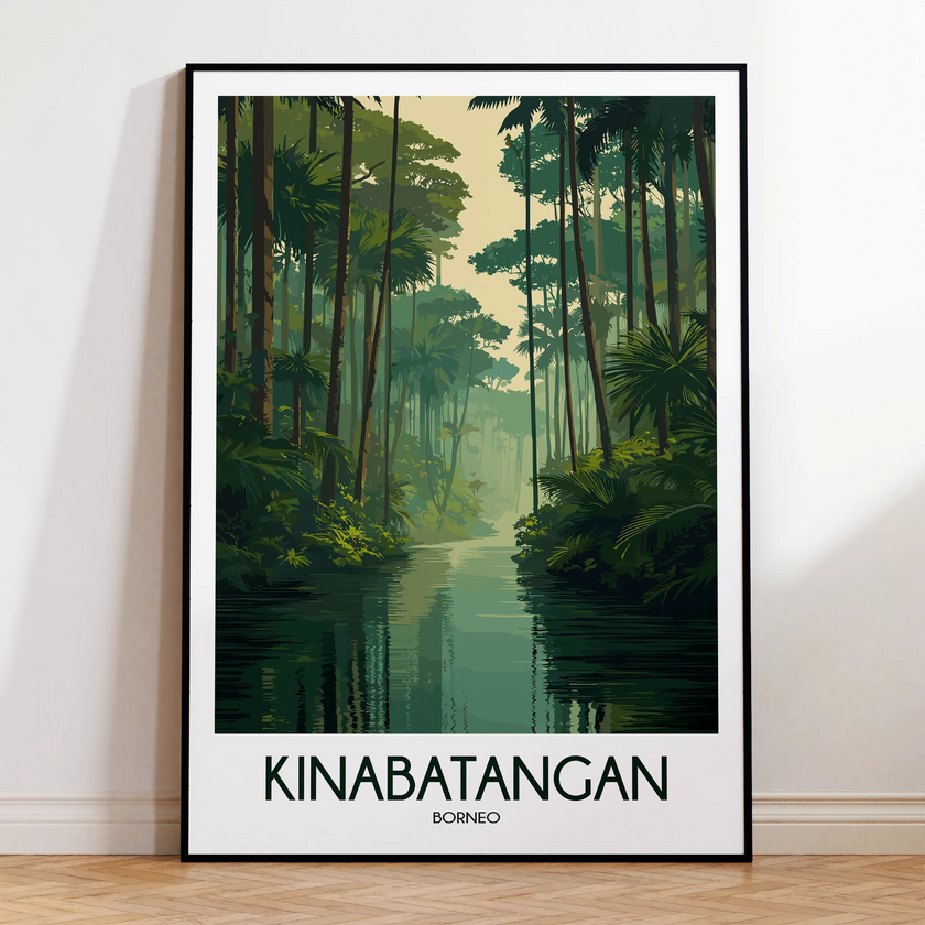 Kinabatangan Minimalist Wall Art
