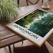 Kinabatangan River Scenic Landscape Art