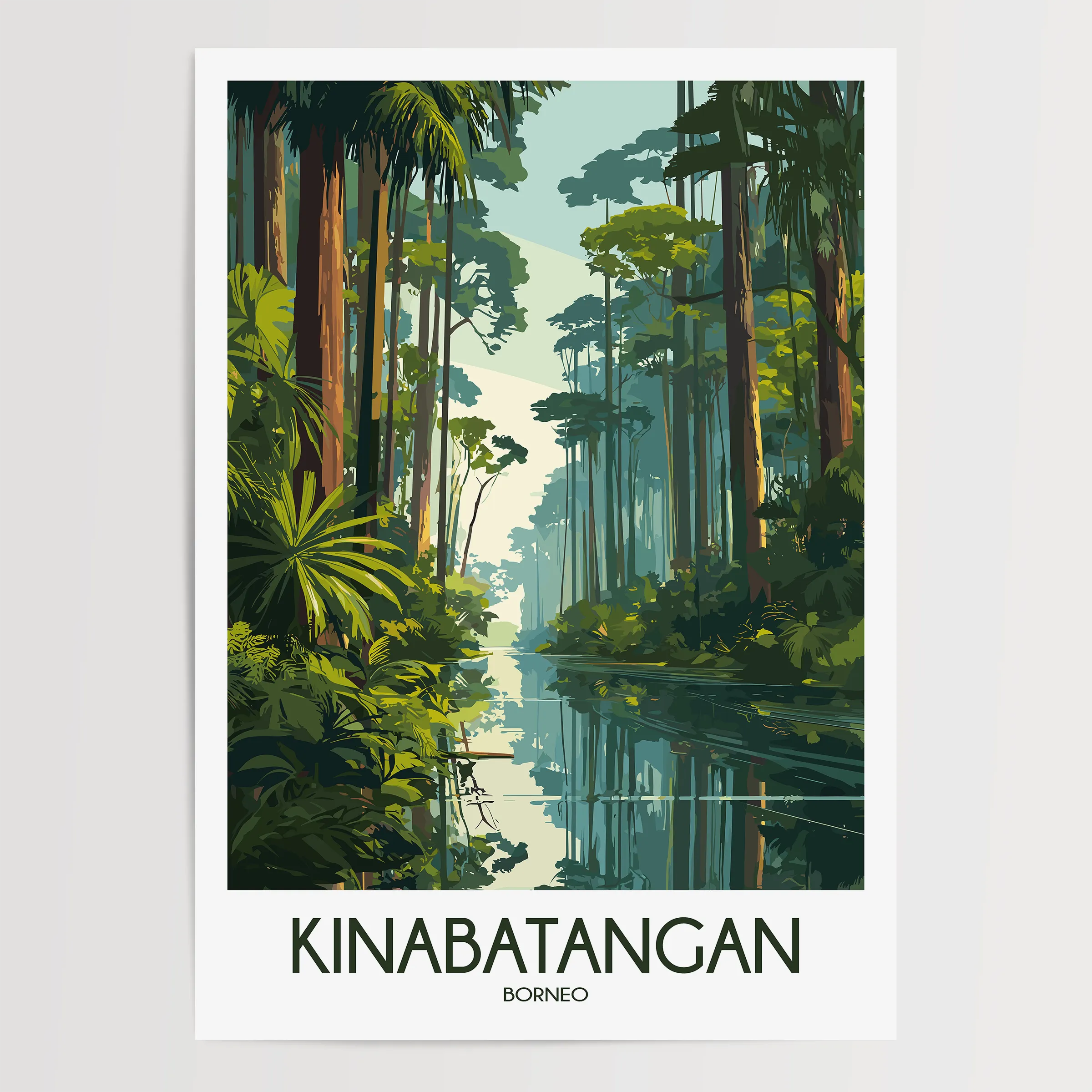 Kinabatangan River Travel Memory Gift