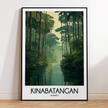 Kinabatangan Vintage Style Print