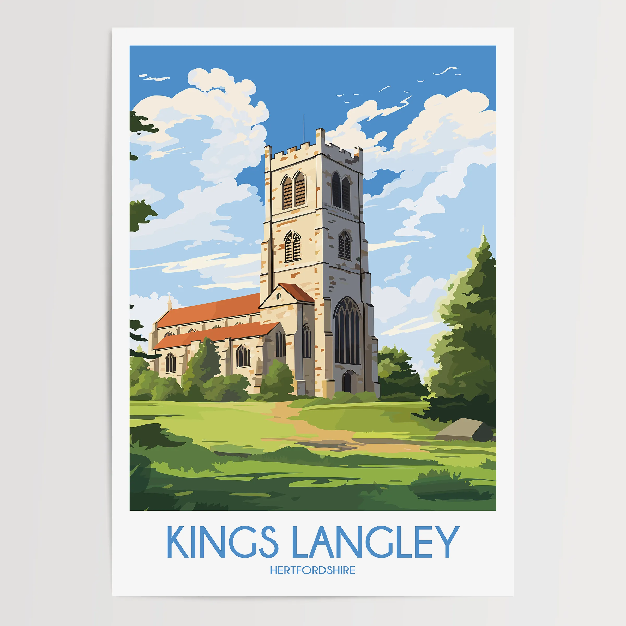 Kings Langley Scenic Landscape Art