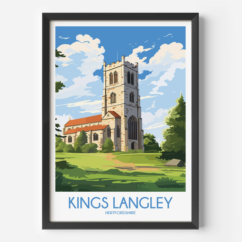 Kings Langley Vintage Style Print